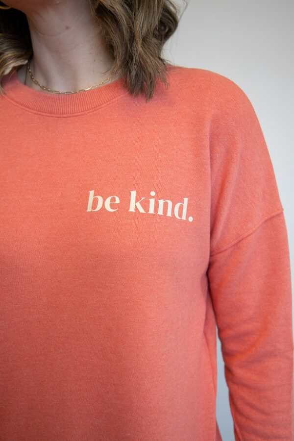 Be Kind Sweatshirt // The Mom Voice Podcast