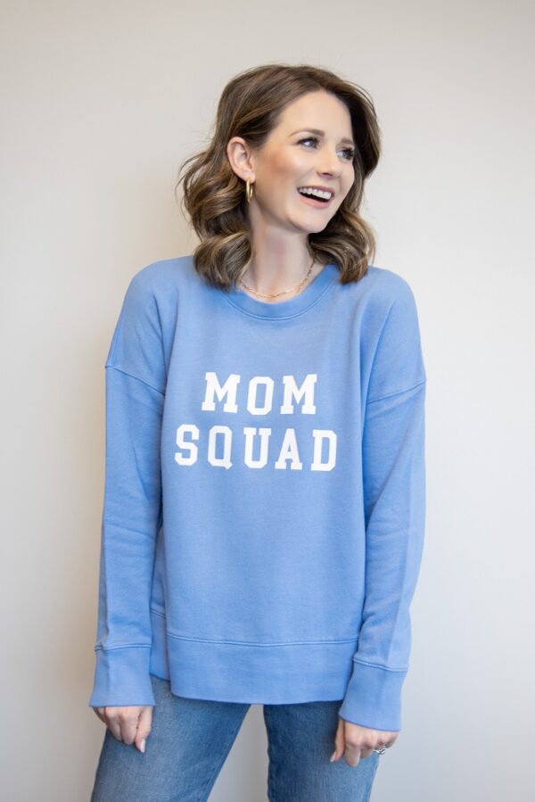 MOM SQUAD sweatshirt - The Mom Voice Podcast